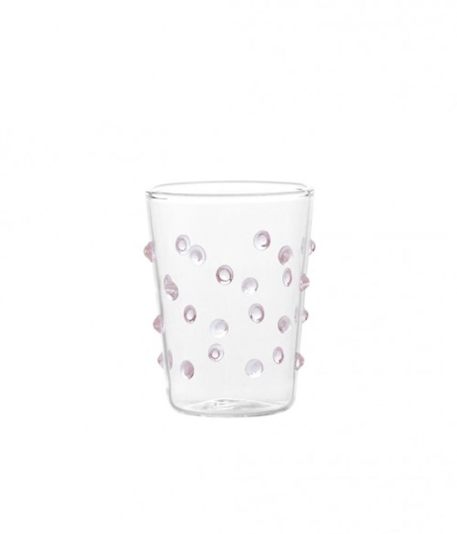 Vetro Colorato Zafferano | Bicchiere Vetro Borosilicato Party Junior Set 6 Pezzi Rosa