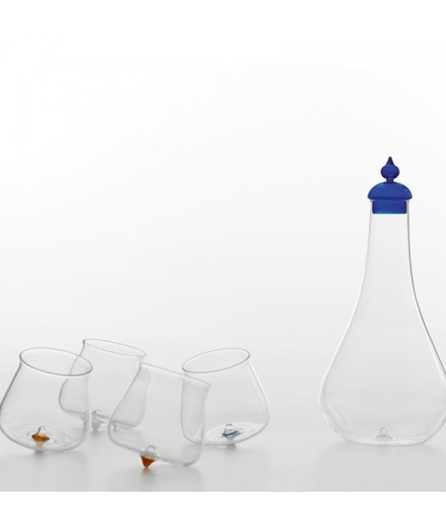 Vetro Colorato Zafferano | Pirolo Tumbler Piccolo Vetro Borosilicato Set 6 Pezzi Ambra