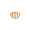 Mix And Match Zafferano | Bowl Lido-Righe Ne - Set 6 Pezzi Arancio