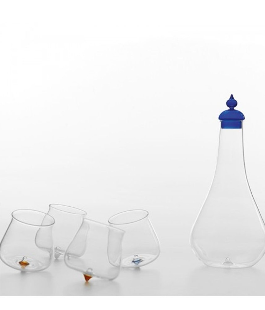 Vetro Colorato Zafferano | Pirolo Tumbler Vetro Borosilicato Set 6 Pezzi Trasparente