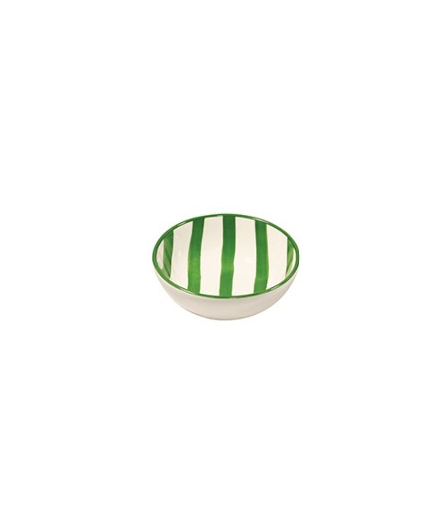 Mix And Match Zafferano | Bowl Lido-Righe Set 6 Pezzi Verde