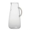 Vetro Colorato Zafferano | Caraffa Vetro Borosilicato Uniche Trasparente-Logo Bianco