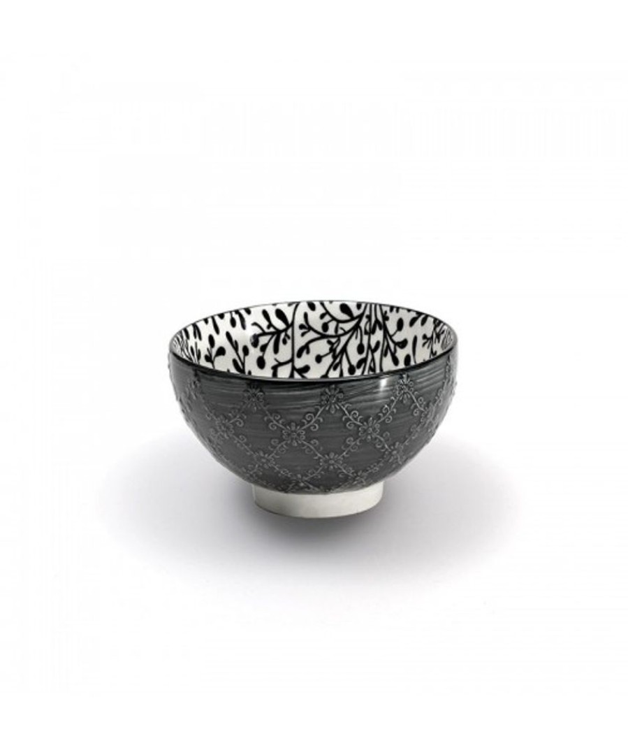 Mix And Match Zafferano | Bowl Tex Piccola Porcellana Tue Set 6 Pezzi Nero