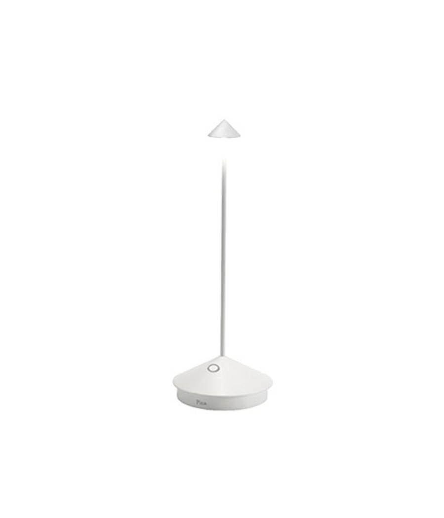 Lampade Zafferano | Lampada Da Tavolo Pina Pro Bianco