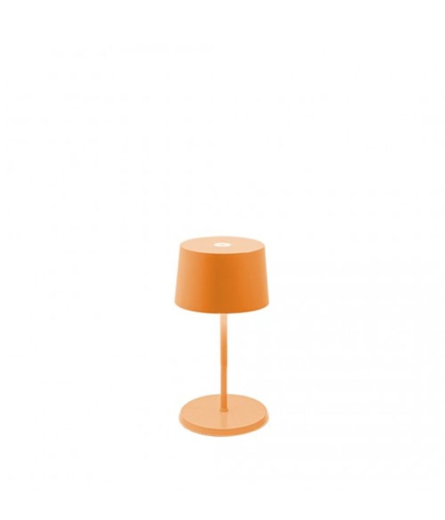 Lampade Zafferano | Lampada Da Tavolo Olivia Mini Ne Arancio