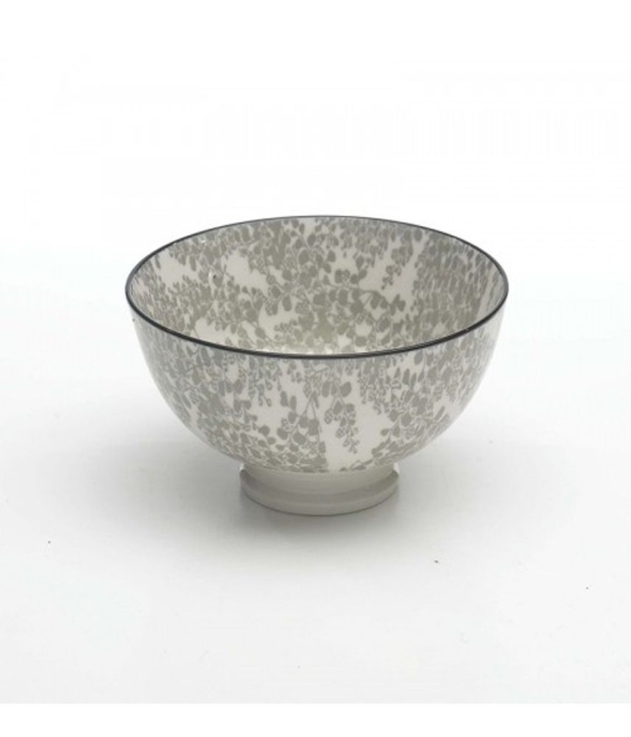 Mix And Match Zafferano | Bowl Media Porcellana Tue Set 6 Pezzi Grigio