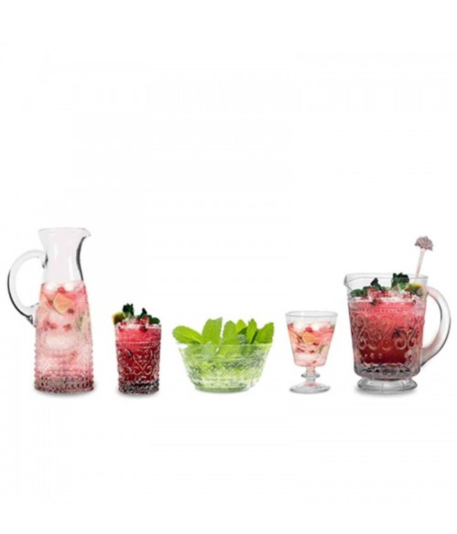 Vetro Colorato Zafferano  Beverage In Vetro Provenzale Rock Set 6 Pezzi  Trasparente < Anystyleglasscup