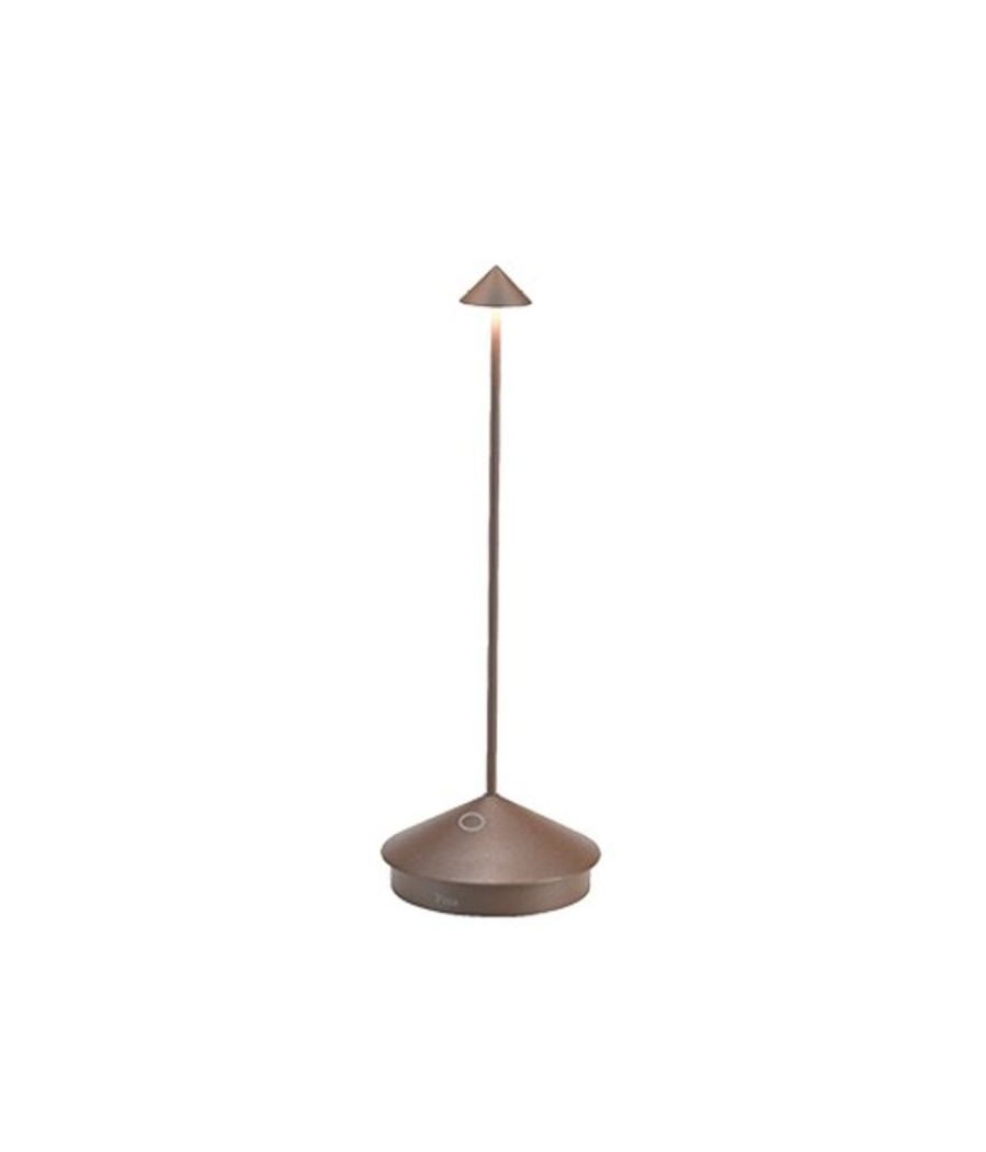 Lampade Zafferano | Lampada Da Tavolo Pina Pro Corten