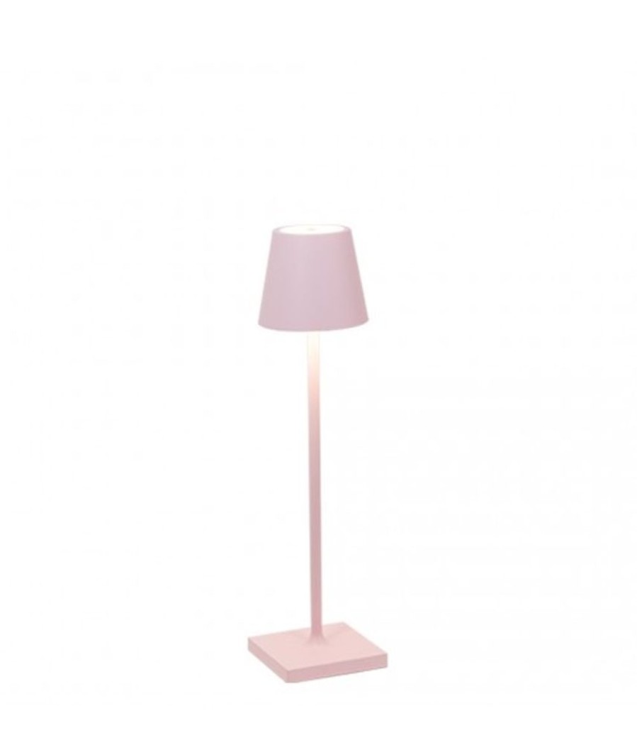 Lampade Zafferano | Lampada Da Tavolo Poldina Pro Micro Rosa