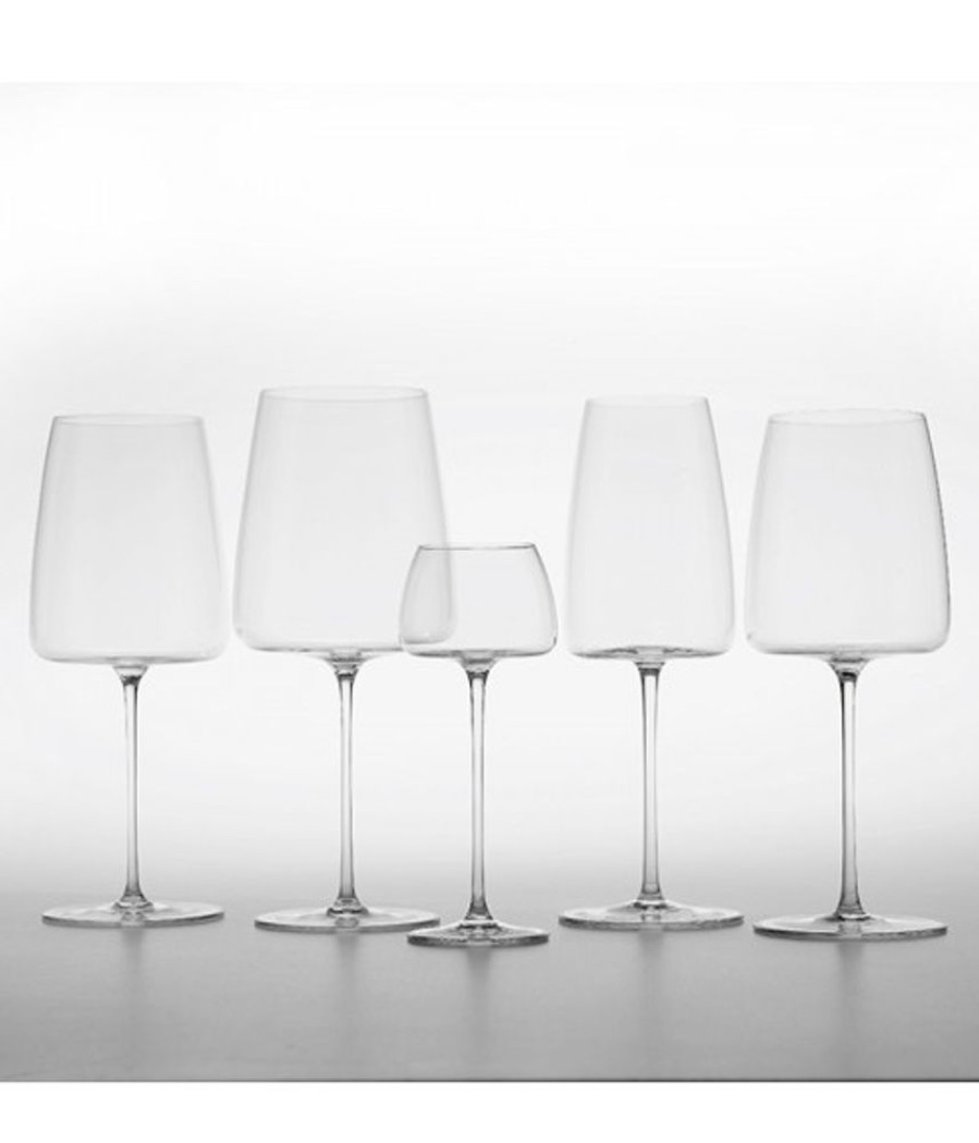 Degustazione Zafferano | Calice Vini Bianchi Strutturati E Rossi Giovani Ultralight - Set 2 Pezzi Trasparente