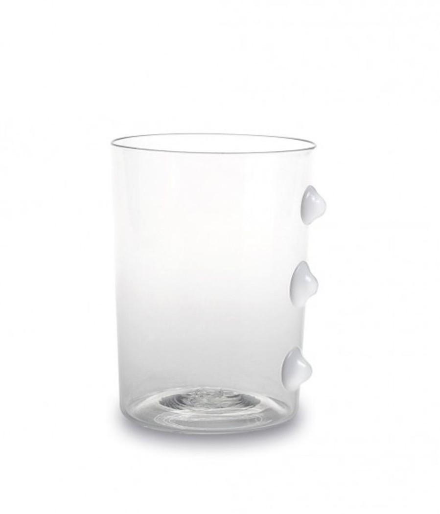 Vetro Colorato Zafferano | Bicchiere Vetro Borosilicato Petoni Set 6 Pezzi Bianco