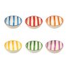 Mix And Match Zafferano | Bowl Lido-Righe - Set 6 Pezzi Colori Assortiti