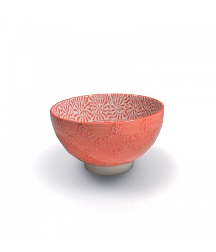 Mix And Match Zafferano | Bowl Tex Media Porcellana Tue Set 6 Pezzi Arancio