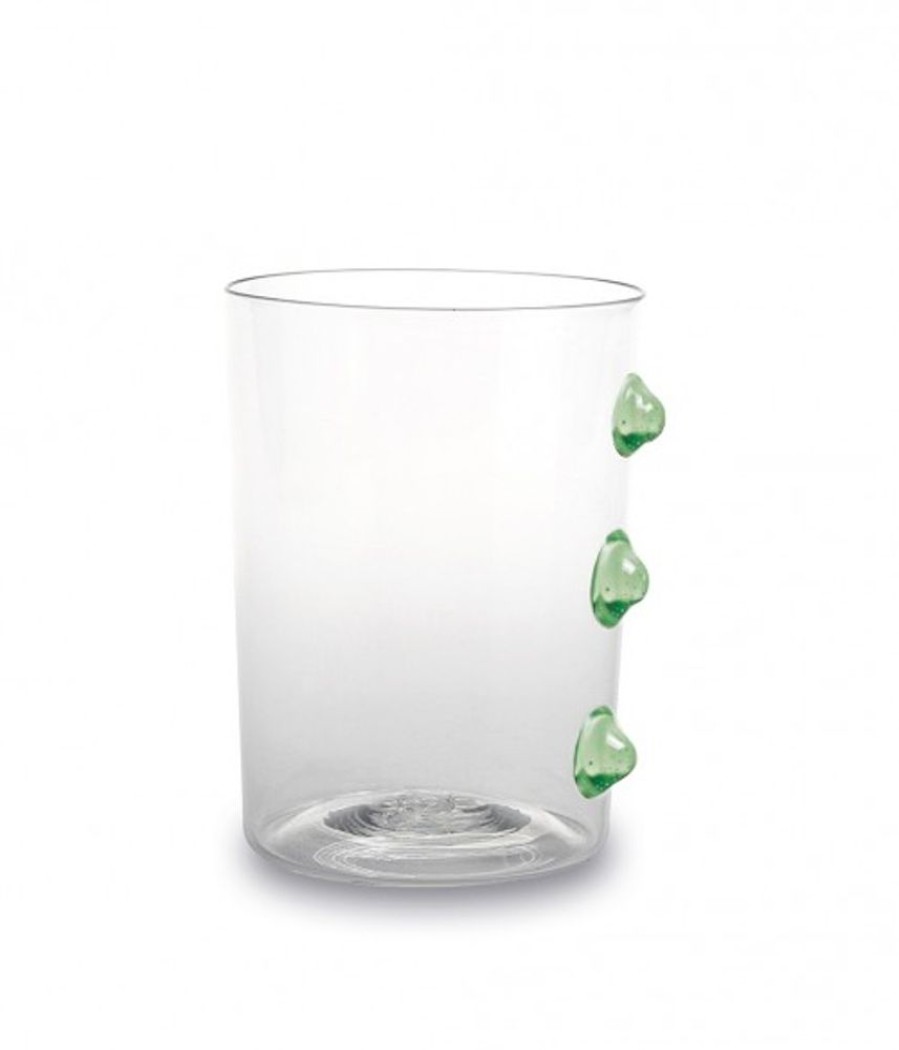 Vetro Colorato Zafferano | Bicchiere Vetro Borosilicato Petoni Set 6 Pezzi Verde