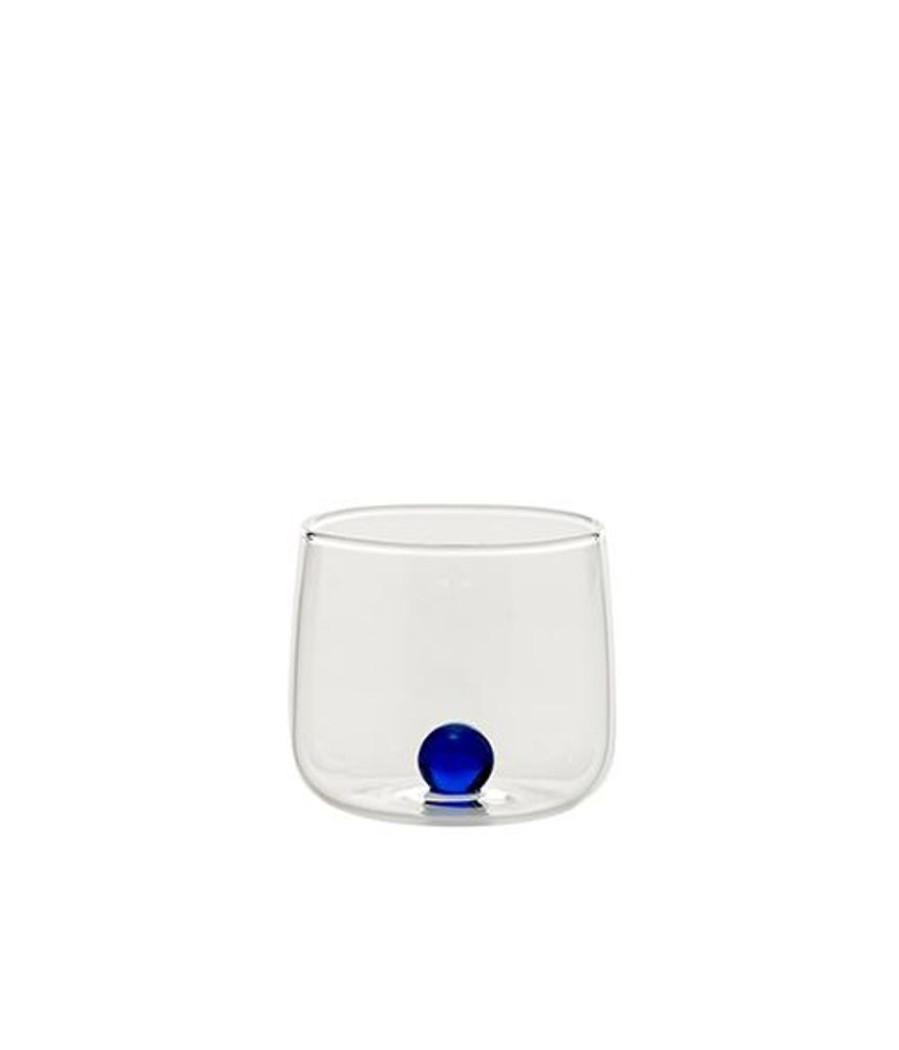 Vetro Colorato Zafferano | Tumbler Junior In Vetro Borosilicato Bilia Set 6 Pezzi Blu