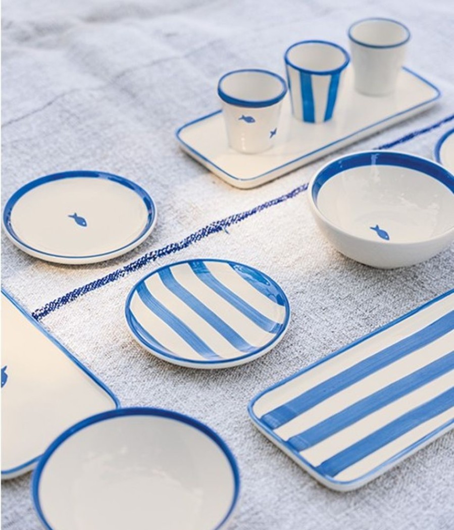 Mix And Match Zafferano | Bicchierini Lido-Rim Set 6 Pezzi Azzurro